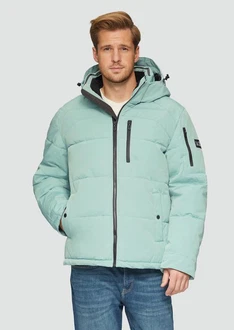 s.Oliver Anorak Steppjacke Regular Fit Hellgrün/Grün/Hellblau/Türkis