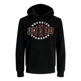 Hoodie JJELOGO Sweat Hood mit groem Print auf der Vorderseite