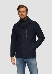 Allwetterjacke Kurzmantel mit gestepptem Innenfutter fixiertes Insert
