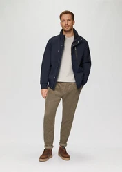 s.Oliver Strickpullover mit Nahtdetails Khaki/Beige/Weiß/Grau/Creme