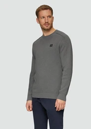 Strickpullover Strickpullover mit Nahtdetails und Logo Logo
