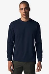 Next Langarmshirt Relaxed Fit Dunkelblau/Schwarz