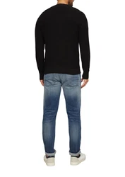 s.Oliver Strickpullover mit Musterstruktur Schwarz