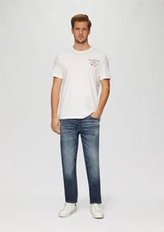 Stoffhose Jeans Mauro / Regular Fit / Mid Rise / Tapered Leg Blende