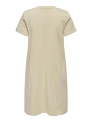 ONLY Relax-fit-Jeans ONLFRIDA S/S WILD DRESS BOX UB SWT Khaki/Beige