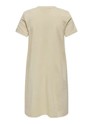 ONLY Relax-fit-Jeans ONLFRIDA S/S WILD DRESS BOX UB SWT Khaki/Beige