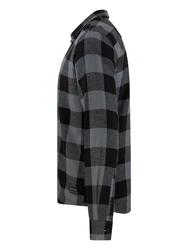 riverso Langarmhemd RIVArne Regular Fit Schwarz/Grau/Dunkelgrau