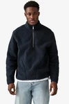 Next Fleecepullover Fleece-Troyer Dunkelblau/Blau/Hellblau/Schwarz