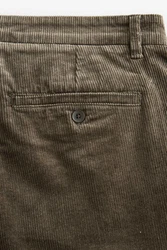 Next Chinohose Slim Fit Chinohose Khaki/Dunkelgrün