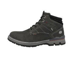 Dockers by Gerli Herren Schnürboots (53TA003) Schwarz/Grau/Dunkelgrün/Dunkelgrau/Hellgrau