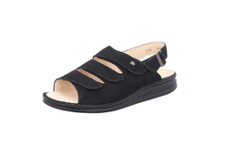 Finn Comfort Outdoorsandale SYLT Schwarz/Creme/Beige