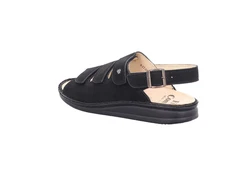 Finn Comfort Outdoorsandale SYLT Schwarz/Creme/Beige