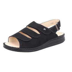 Finn Comfort Outdoorsandale SYLT Schwarz/Creme/Beige