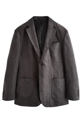 Next Blazer aus Velourskunstleder Dunkelgrau/Braun/Grau/Dunkelbraun