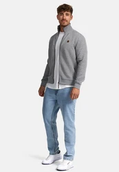 Indicode Sweatjacke Bermie Grau/Hellgrau/Dunkelgrau