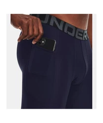 Under Armour Laufhose HG Armour Dunkelblau/Hellblau/Rot/Blau