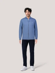 Gant Strickjacke Hellblau/Blau/Grau