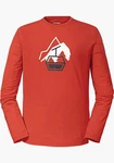 Schöffel Fleeceshirt Glogghus Rot/Orange/Bordeaux
