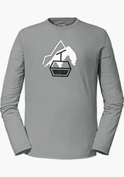 Schöffel Fleeceshirt Glogghus Grau/Hellgrau/Hellblau/Dunkelgrau/Silber