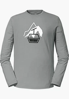 Schöffel Fleeceshirt Glogghus Grau/Hellgrau/Hellblau/Dunkelgrau/Silber