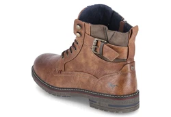 Mustang Shoes Schnürboots Braun/Dunkelbraun/Beige