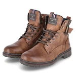 Mustang Shoes Schnürboots Braun/Dunkelbraun/Beige