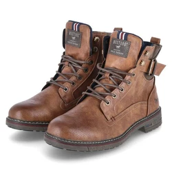 Mustang Shoes Schnürboots Braun/Dunkelbraun/Beige