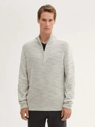 Cardigan Troyer Pullover mit Wollanteil