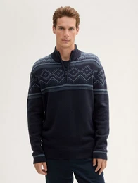 Cardigan Fair Isle Strick Troyer