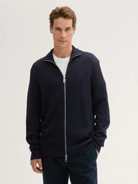 Cardigan Comfort Wool - Strickjacke mit Reiverschluss