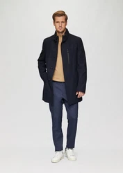 s.Oliver BLACK LABEL Langmantel Mantel mit herausnehmbarem Einsatz Schwarz