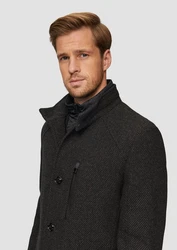 s.Oliver BLACK LABEL Langmantel Mantel mit herausnehmbarem Einsatz Schwarz