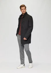 s.Oliver BLACK LABEL Langmantel Mantel mit herausnehmbarem Einsatz Schwarz