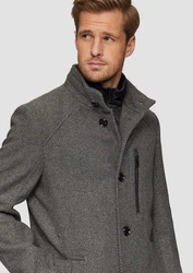 s.Oliver BLACK LABEL Langmantel Mantel mit herausnehmbarem Einsatz schwarz
