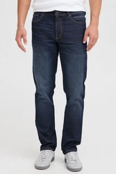 !Solid Bequeme Jeans 5-Pocket-Look Dunkelblau
