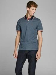 Jack & Jones Shirt JJEPaulos Dunkelblau/Hellblau/Blau/Rot