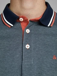 Jack & Jones Shirt JJEPaulos Dunkelblau/Hellblau/Blau/Rot