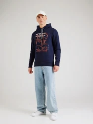 TOM TAILOR Sweatshirt Dunkelblau/Rot/Blau/Hellblau