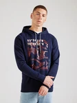 TOM TAILOR Sweatshirt Dunkelblau/Rot/Blau/Hellblau