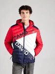 CAMP DAVID Jacke Steppjacke dunkelblau/rot/offwhite