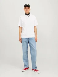 Jack & Jones Loose-fit Jeans Eddie Cooper (1-tlg) Hellblau/Blau