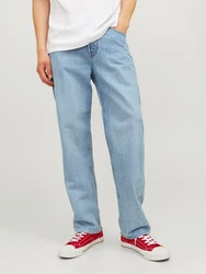 Jack & Jones Loose-fit Jeans Eddie Cooper (1-tlg) Hellblau/Blau