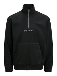 Jack & Jones JORVesterbro Strickpullover Kapuzensweatshirt Schwarz/Beige