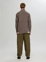 SELECTED HOMME Langarmhemd Regowen schoko