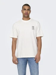 Only & Sons T-Shirt KACE blau/rosa/schwarz/wei
