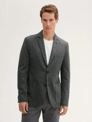 TOM TAILOR Sakko Dunkelgrau/Grau/Hellgrau