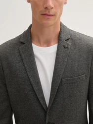 TOM TAILOR Sakko Dunkelgrau/Grau/Hellgrau
