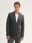 TOM TAILOR Sakko Dunkelgrau/Grau/Hellgrau