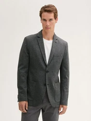 TOM TAILOR Sakko Dunkelgrau/Grau/Hellgrau