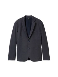 TOM TAILOR Sakko Dunkelblau/Grau/Dunkelgrau/Hellblau